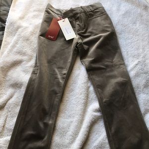 Boys velour grey dressy pants, size 6 slim, NWT